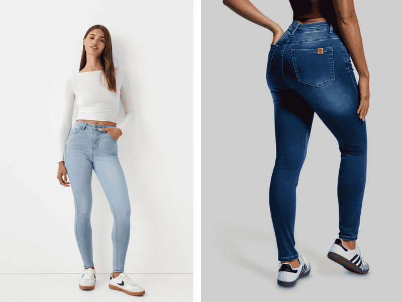 Skinny jean sẽ là lựa chọn lý tưởng cho dáng người thước kẻ