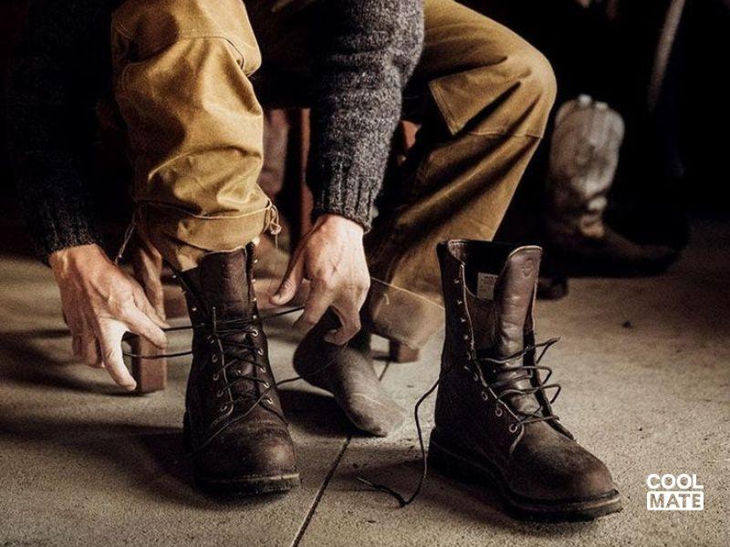Cách sử dụng giày work boots