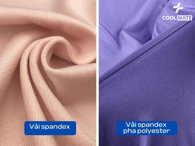 vải spandex pha polyester