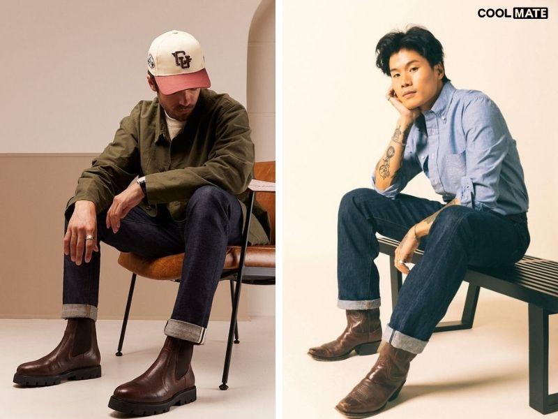  Boots nam bền đẹp, chất liệu cao cấp