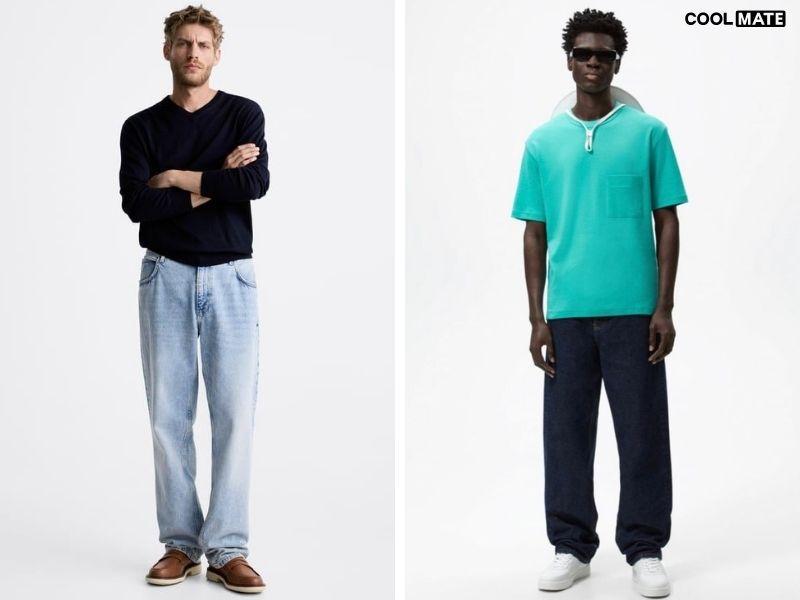 Lựa chọn quần baggy jean nam đúng