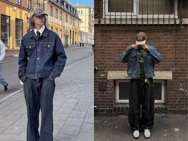 phối Double Denim