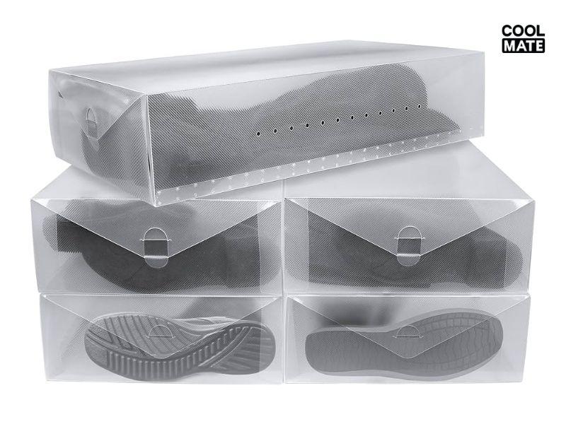 Sử dụng hộp đựng giày để bảo quản boot nam