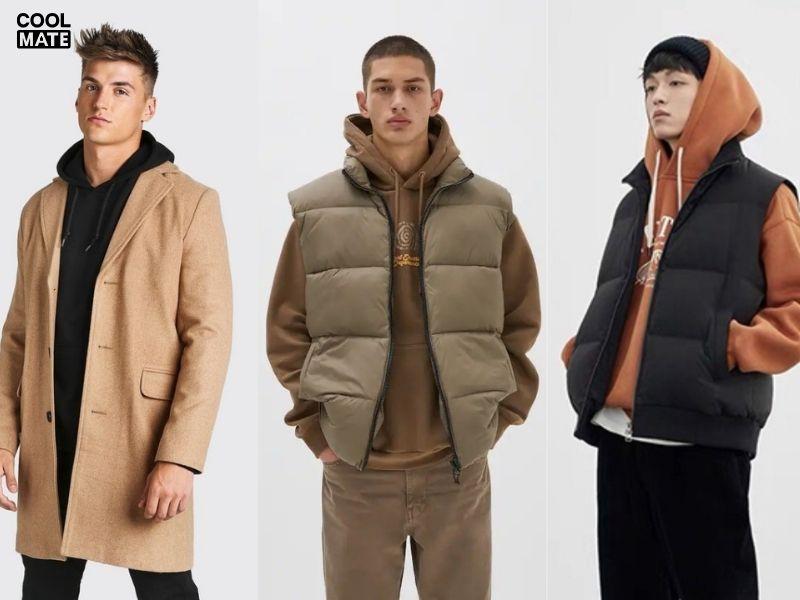 Hoodie layer phối chồng lớp