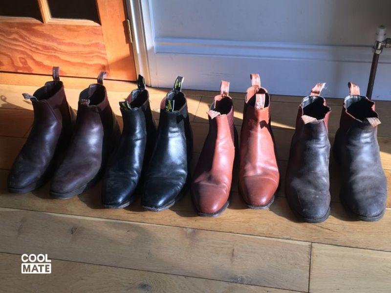 Tránh phơi giày boot ở những khu vực có ánh nắng