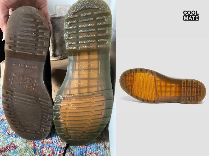  Kiểm tra đế giày Dr.Martens phân biệt thật giả