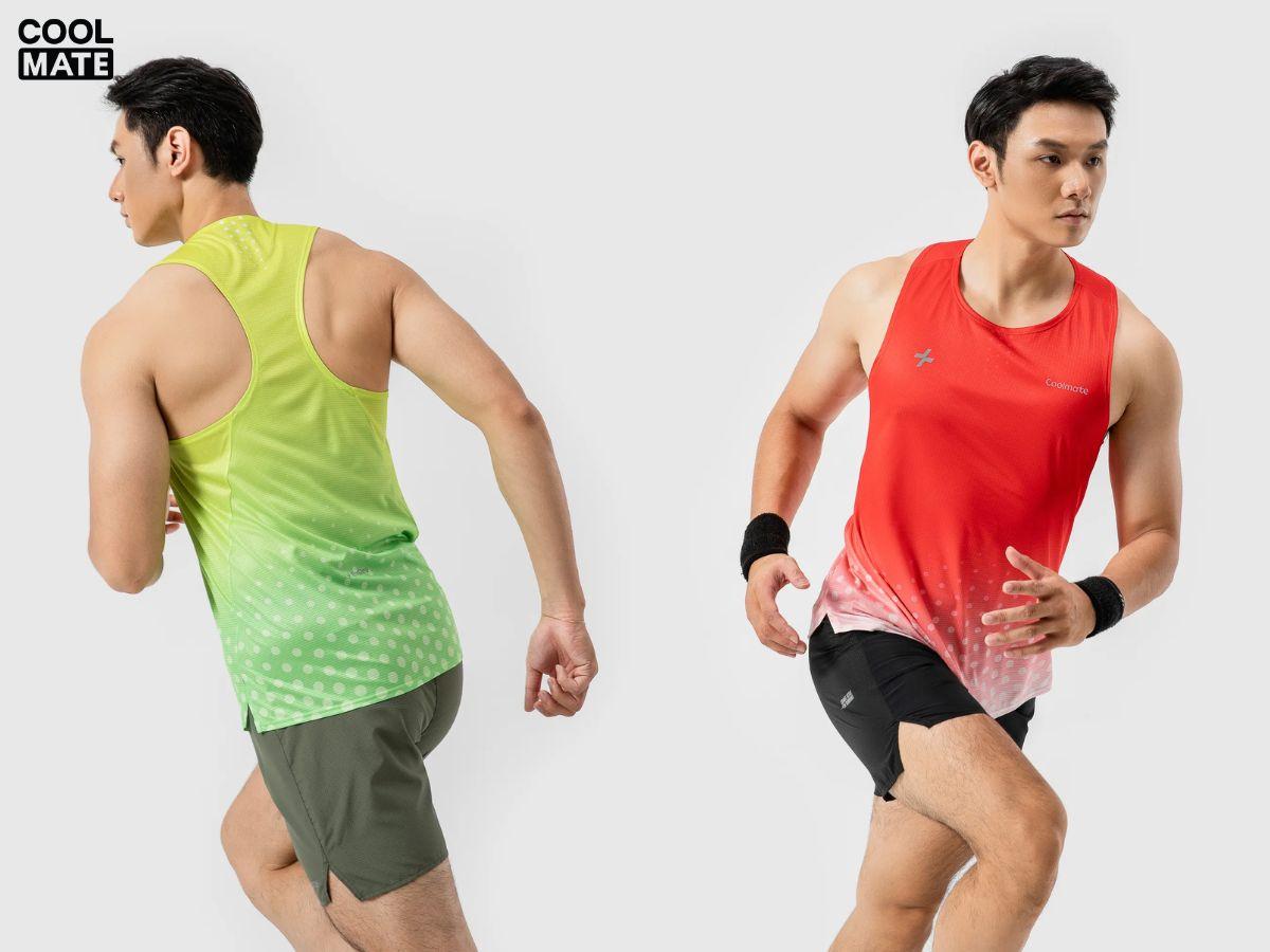 Áo Singlet Chạy Bộ Graphic Dot