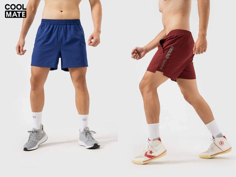 Quần short chạy bộ nam dài 5” Essential Coolmate 