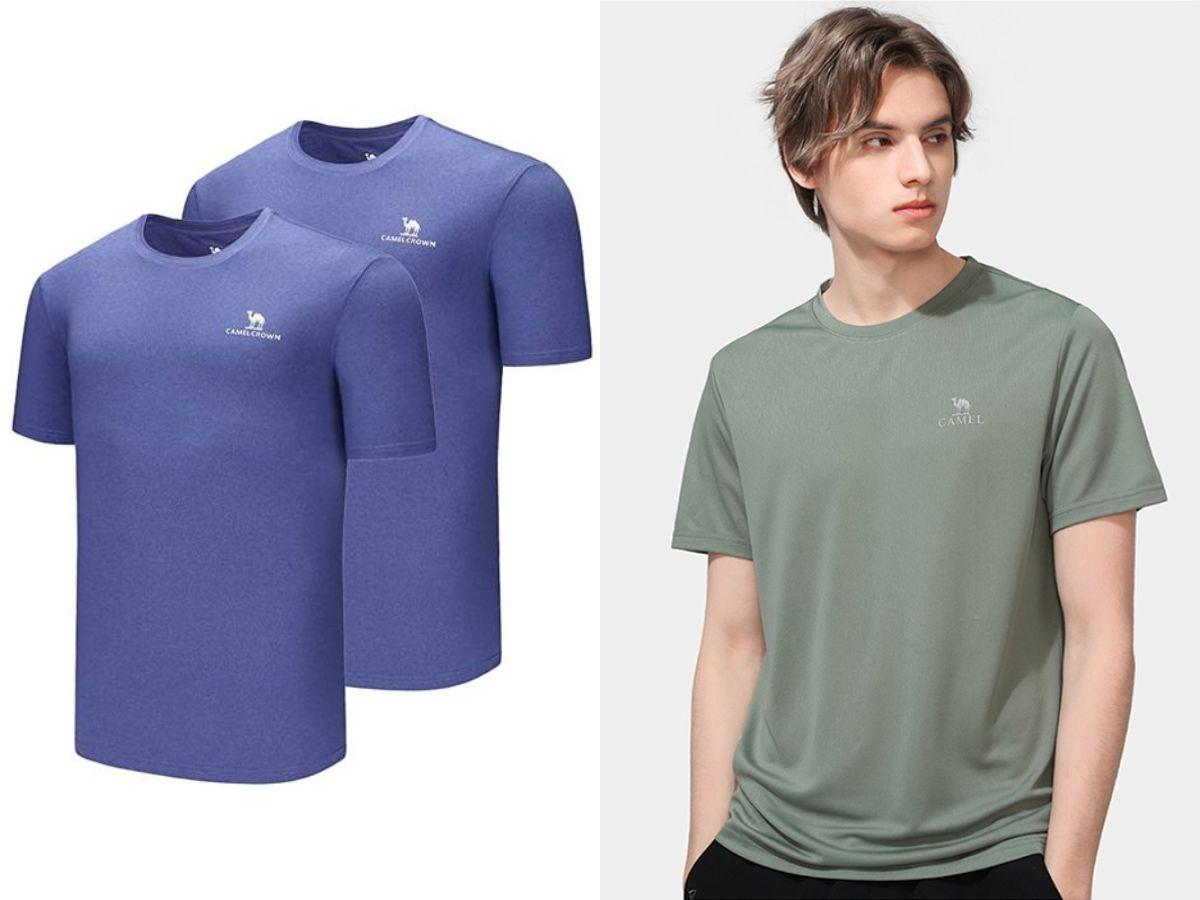 Camel 2 Packs Men Quick Dry T-Shirt