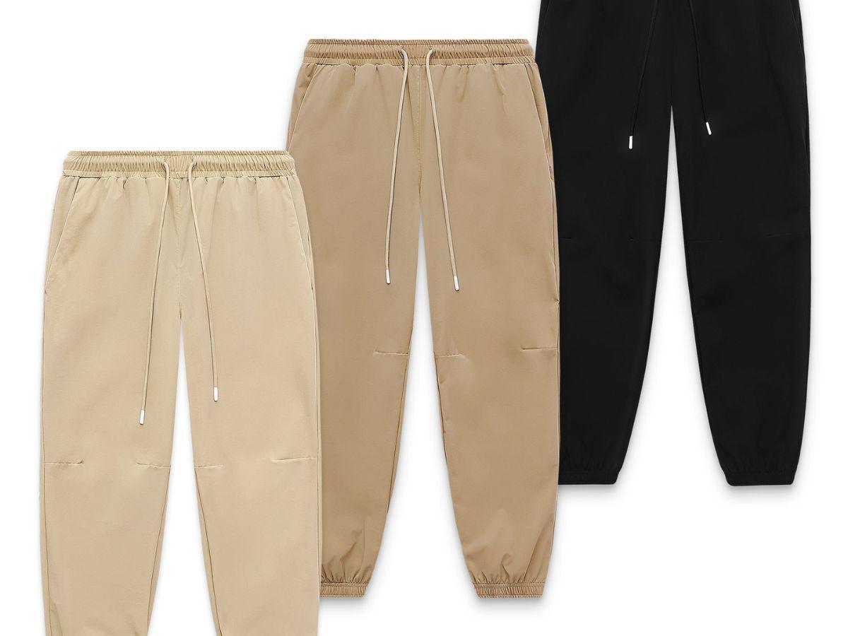 Quần jogger thun trơn dành cho nam giới