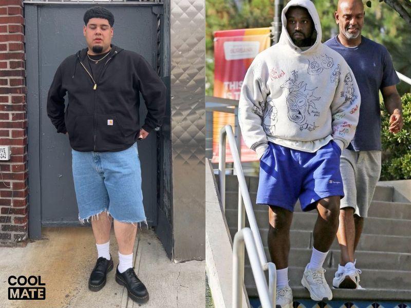 Phối áo hoodie cho nam mập với áo thun