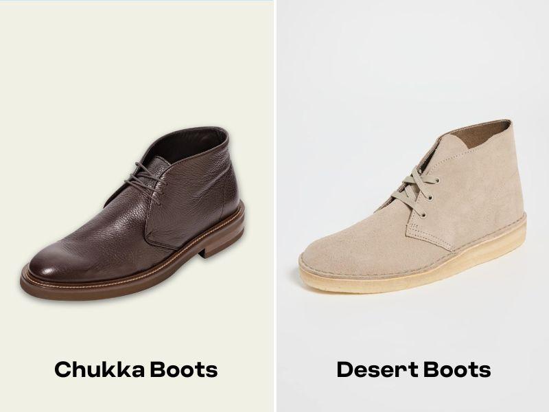 Dây giày Chukka Boots và Desert Boots
