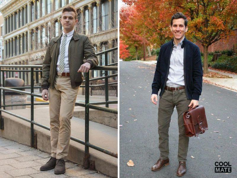 Chukka Boots phong cách smart casual