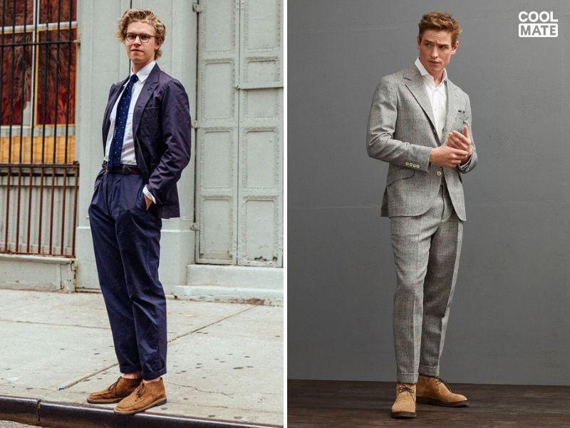 Chukka Boots phong cách business casual