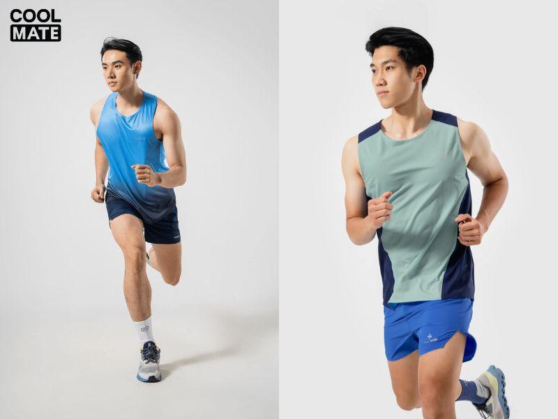 Phối áo ba lỗ và quần short nam