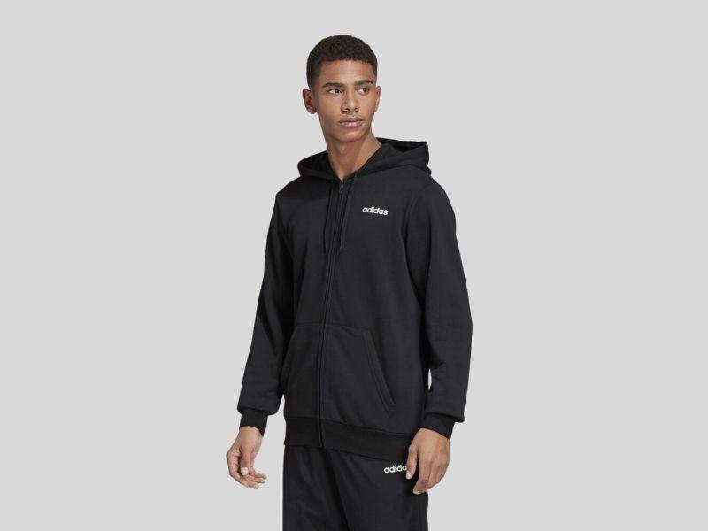Áo khoác Hoodie Adidas Essentials Plain Hoodie DU0383 Màu Đen