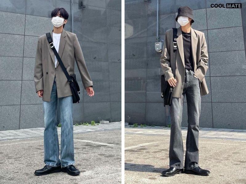Blazer vừa vặn giúp dáng cân đối hơn