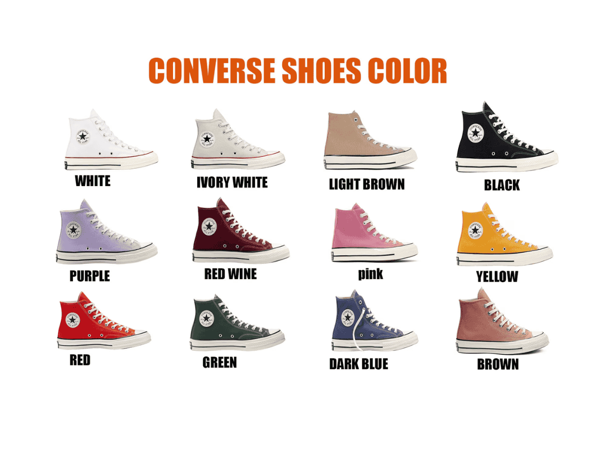 Chọn Converse theo màu sắc.