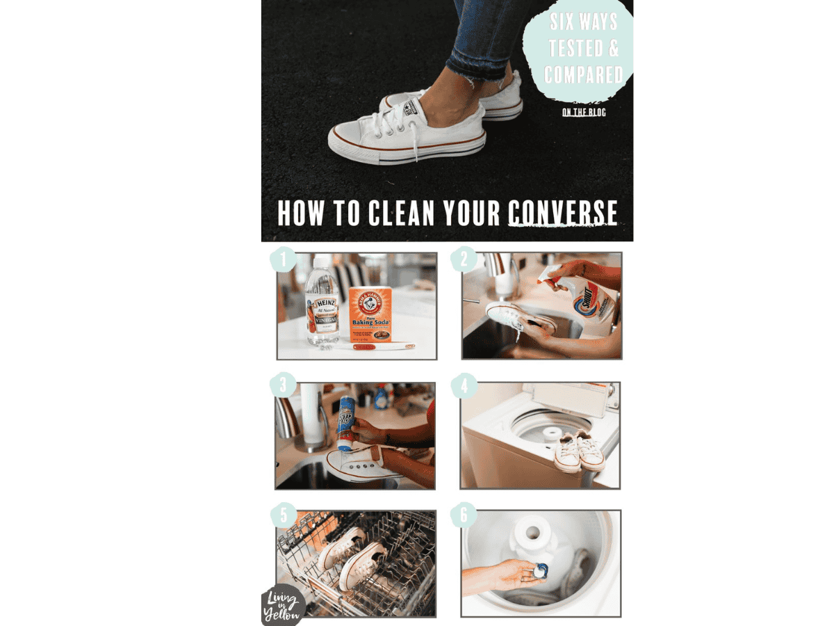Cách vệ sinh giày Converse