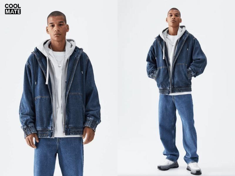 Bụi bặm và phá cách với áo denim