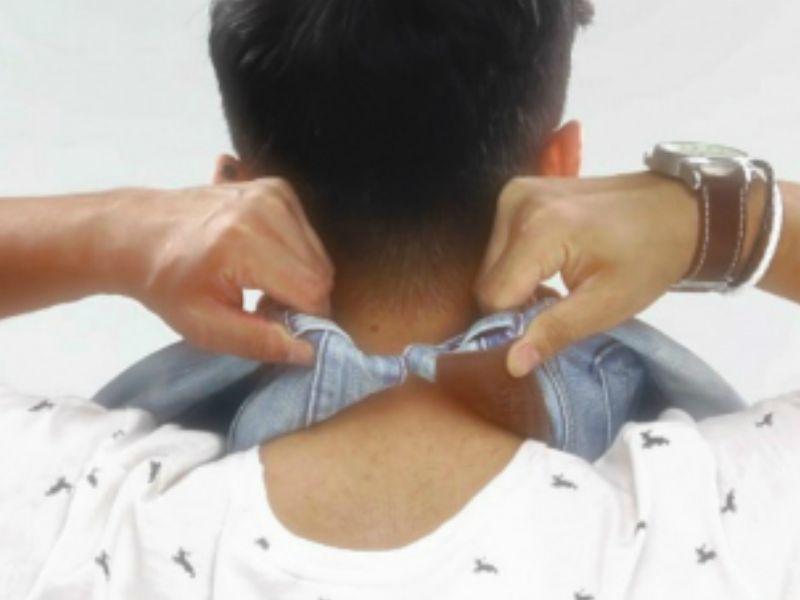 Đo size quần bằng cổ