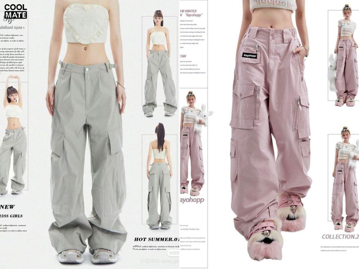 Quần jogger với thiết kế túi hộp độc đáo