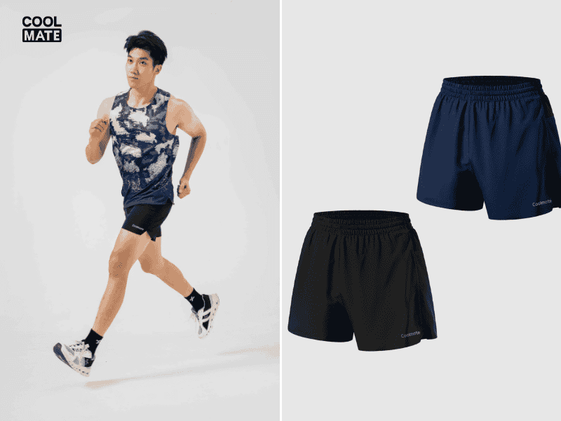 Áo tank top kết hợp quần short thể thao