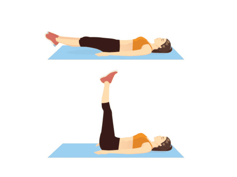Động tác Leg raise