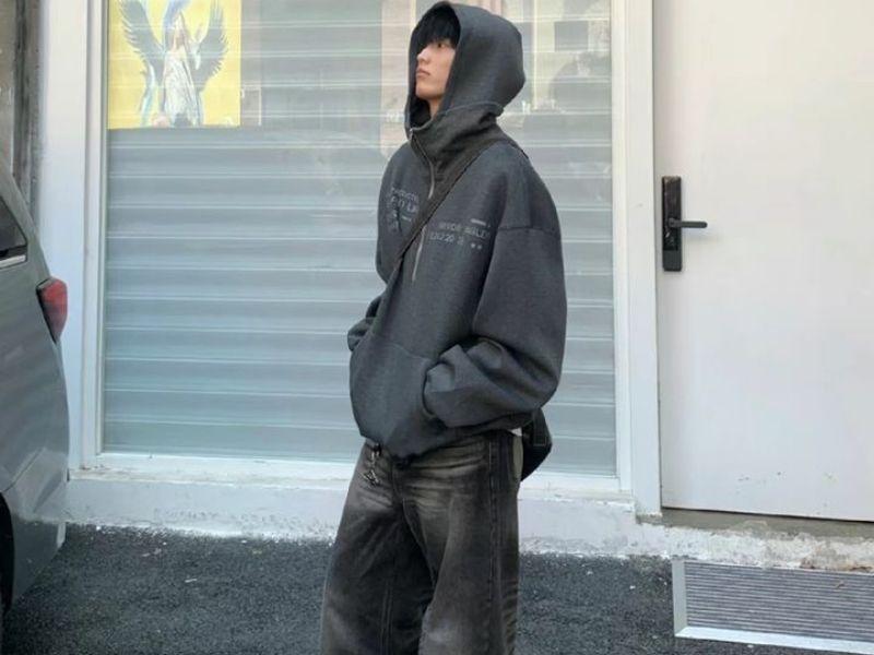 Áo hoodie xám luôn là sự lựa chọn hàng đầu