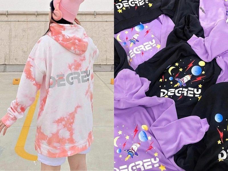 Bộ sưu tập áo hoodie hồng của Degrey