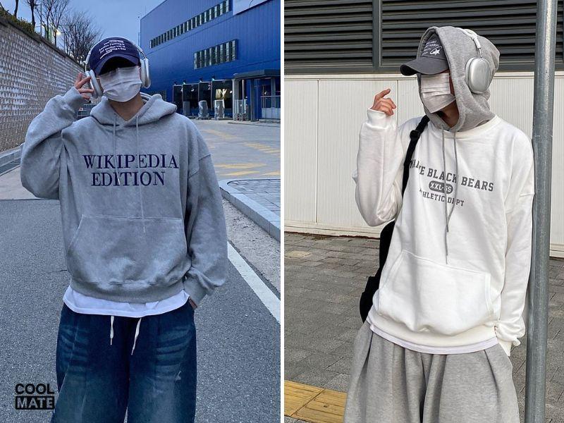 Phối hoodie với phụ kiện