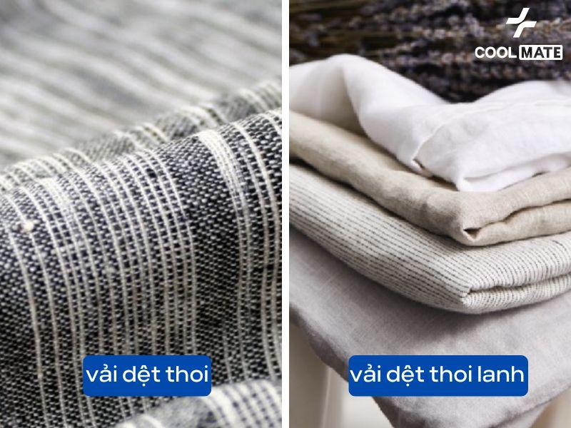 vải dệt thoi lanh