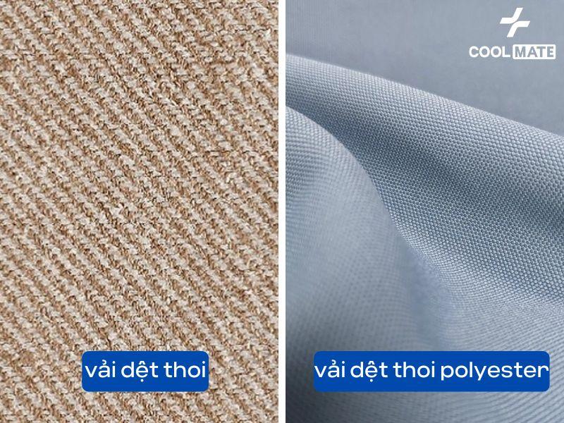 vải dệt thoi polyester