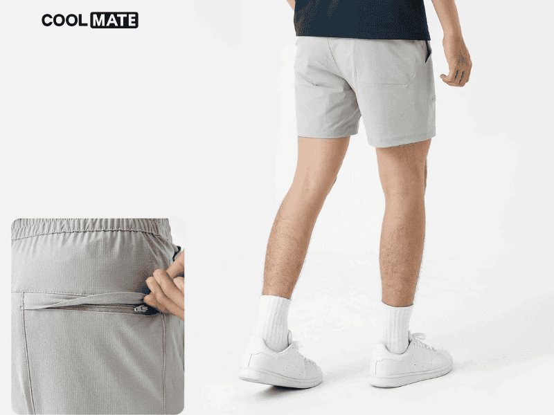 Vải có độ co giãn tốt giúp chàng tự tin trong các hoạt động thể thao mùa hè 