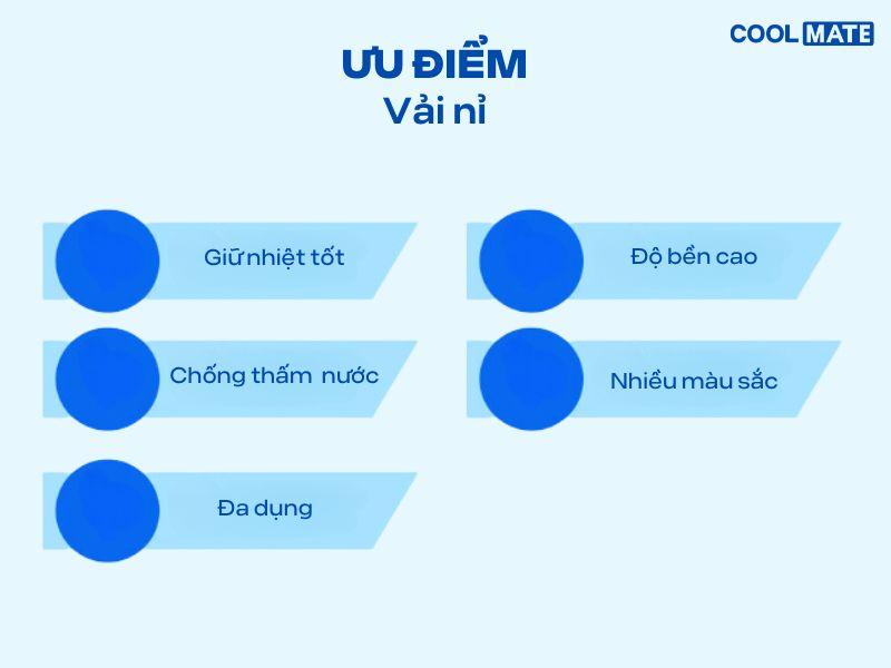 Ưu điểm nổi bật của vải nỉ
