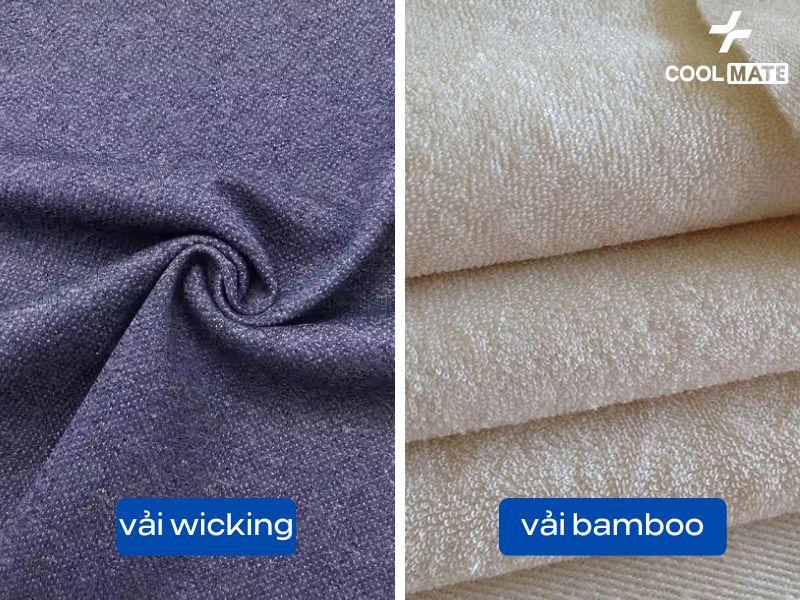 vải wicking và vải bamboo