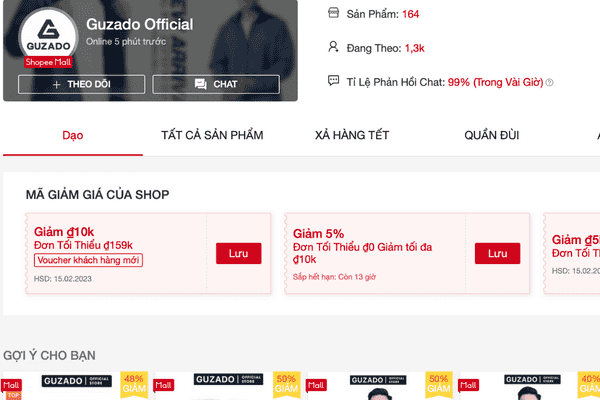 Guzado là thương hiệu quần áo Local Brand nổi tiếng