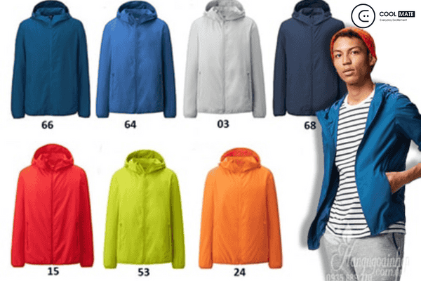 Áo khoác gió 2 lớp nam Uniqlo là hàng thời trang xách tay Nhật Bản