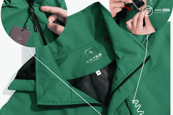 Áo khoác gió 2 lớp lót lưới - Kiểu áo thịnh hành và giúp giữ ấm tốt