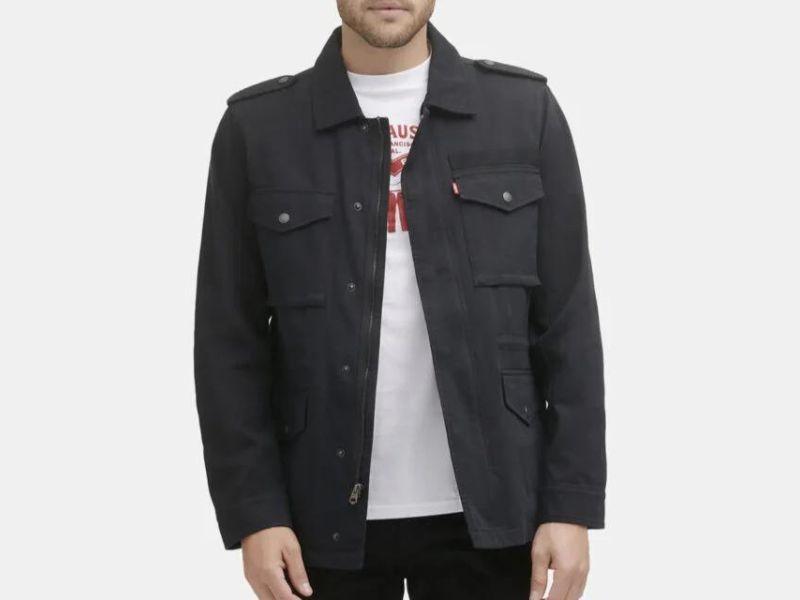 Áo khoác Levi's vải nhung