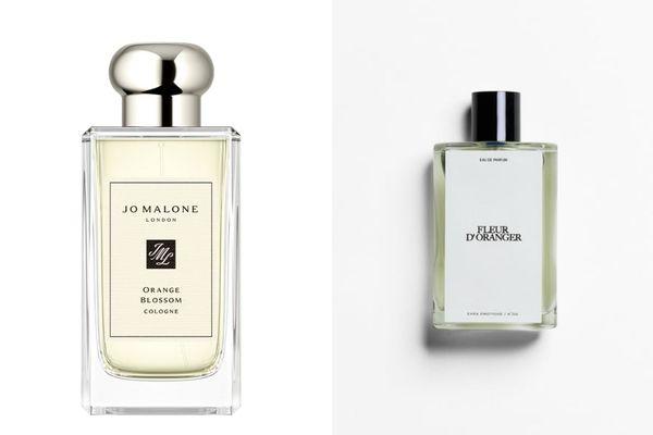 Jo Malone London Orange Blossom và Zara Fleur d’Oranger