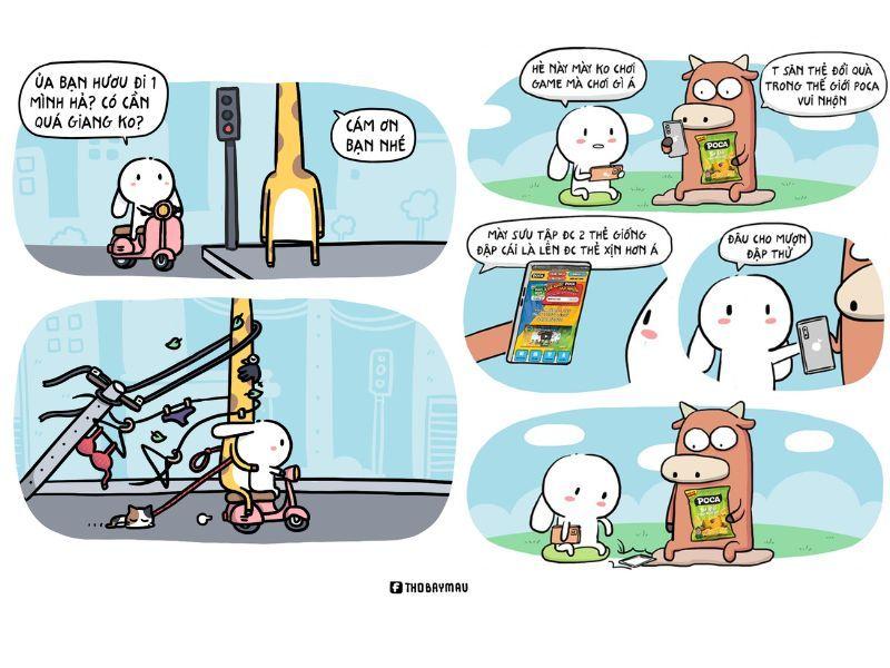 Comic strip hướng đến các hành động