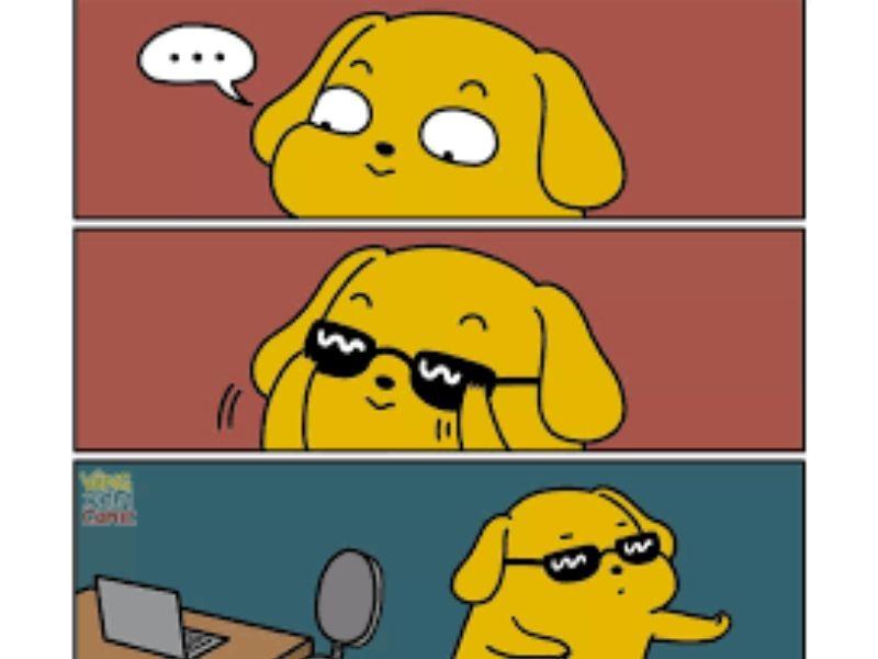 Comic strip truyền tải thông điệp