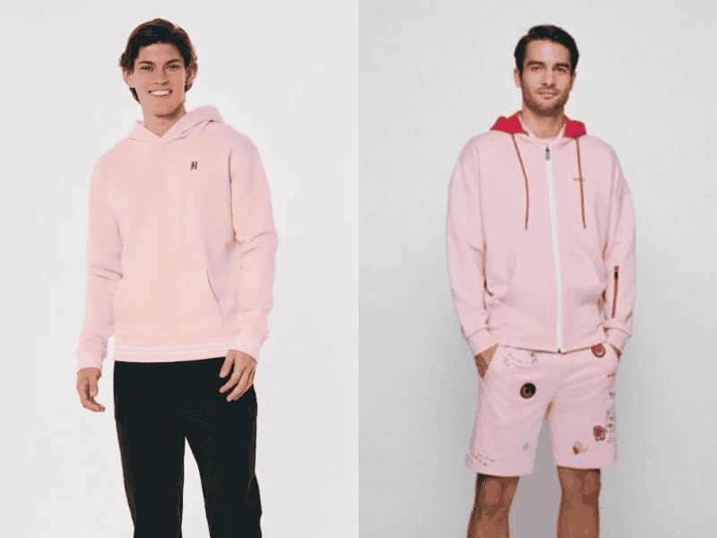 Hoodie Local Brand hồng