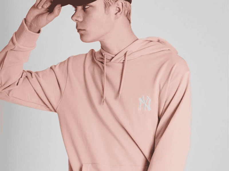 Áo hoodie hồng Local Brand