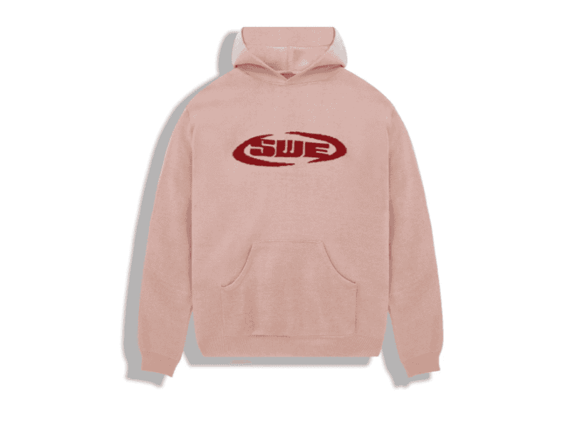 Hoodie hồng Local Brand SWE