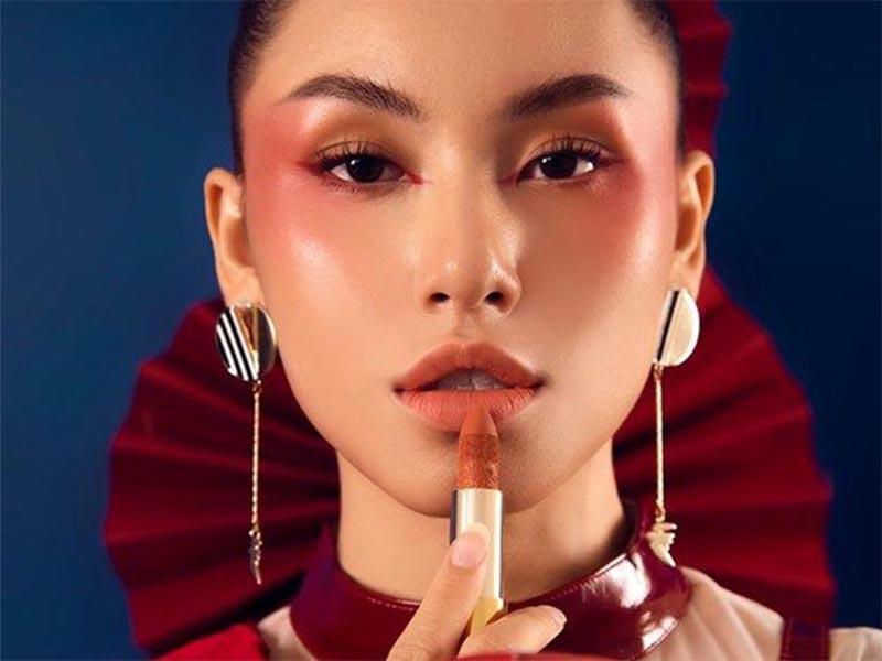 Màu son phù hợp với làn da nâu