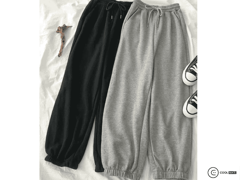 Mẫu jogger chất liệu nỉ bông dày dặn(Nguồn Internet)