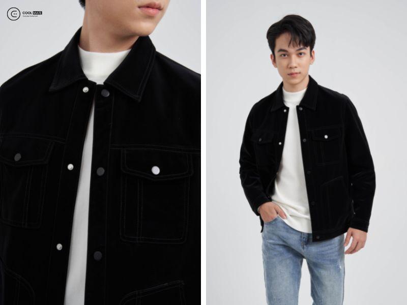 Áo khoác da nam tại KRIK Shop