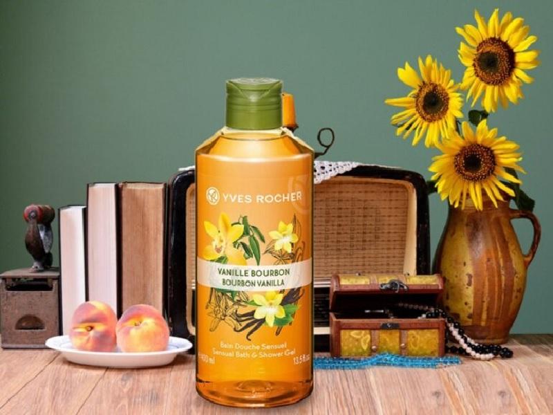 Sữa tắm Yves Rocher organic vanilla shower gel